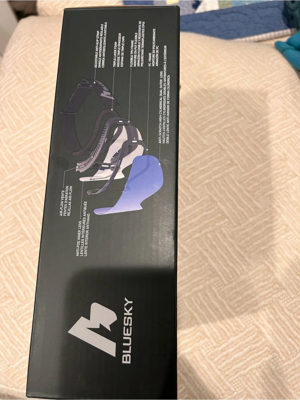NIB BlueSky Youth Snow Goggles. Magnetic Quick Change Lens. Anti Fog. UPF 400